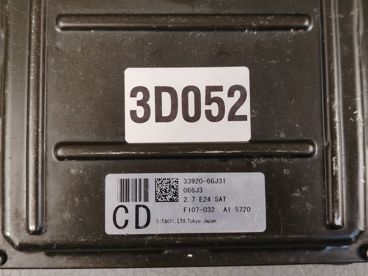 2008 Suzuki Grand Vitara Engine Control Unit ECM ECU 33920 2008 Suzuki Grand Vitara Engine Control Unit ECM ECU 33920