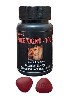 Fire Night BLUE Pillz for Extreme Male Enhancement both Sexes! #1 Supp CT - 15