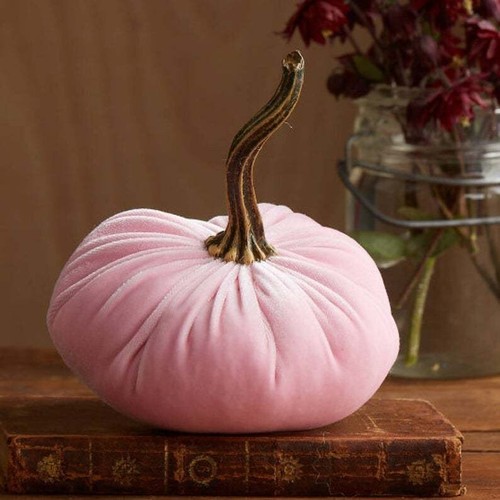 1pc Handmade Velvet Pumpkin Decor Super Soft Stuffed Pumpkin Holiday Decor - Picture 18 of 33