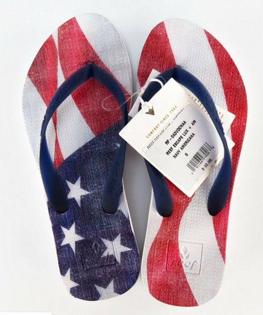 Reef Womens Sandals Escape Lux + Navy Americana Flip Flops Various Sz