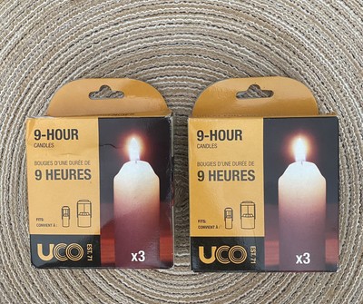 UCO 9-Hour Lantern Candle Two 3 Packs New (For Use In Candle Lanterns)