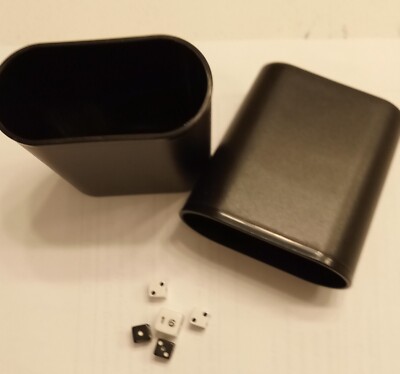 DICE CUPS, DICE AND DOUBLER FROM ITALY