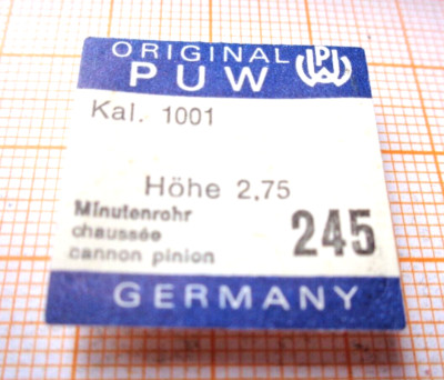 Vintage Watch Part PUW 1001  Elektric 245 Minutenrohr