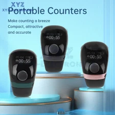 Digital Finger Tally Counter Ring Counting Multi-Channel Counter w/ self-locking