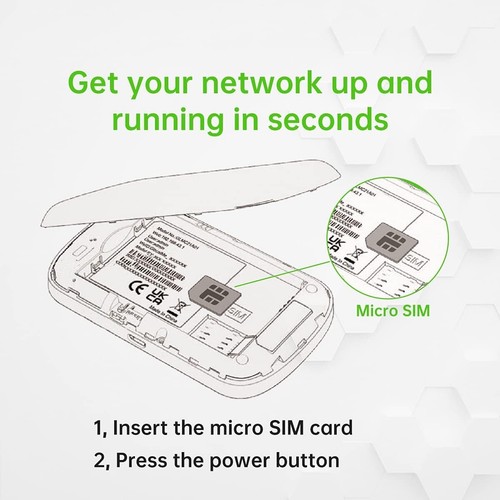 NEOS Routeur WiFi Mobile, 4G LTE, Batterie 2200 mAh, Blanc 150 Mbps - Photo 7/7