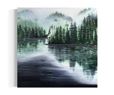 paintings on canvas original Forest Newfoundland Landscape
