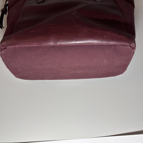 Timberland Mujer Granate Borgoña Cuero Bolso, Cartera, Bolso, Llevar Toda la Correa - Imagen 11 de 15
