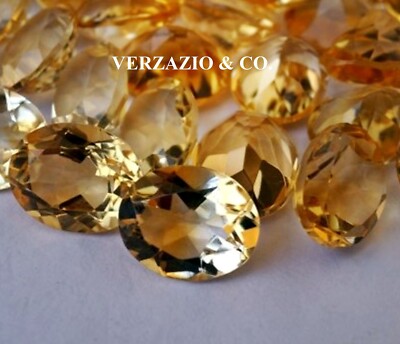 LOOSE GEMSTONE 50+ CARAT CITRINE GEM MIXED LOT NATURAL WHOLESALE