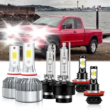 For Nissan Altima 2005-2006 LED HID Headlight Kit High Low+Fog Light Bulbs 6000K