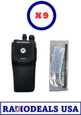 Motorola EP450 UHF Radio LAH65QDC9AA2AN and PMAE4016 Antenna only x 9 PC