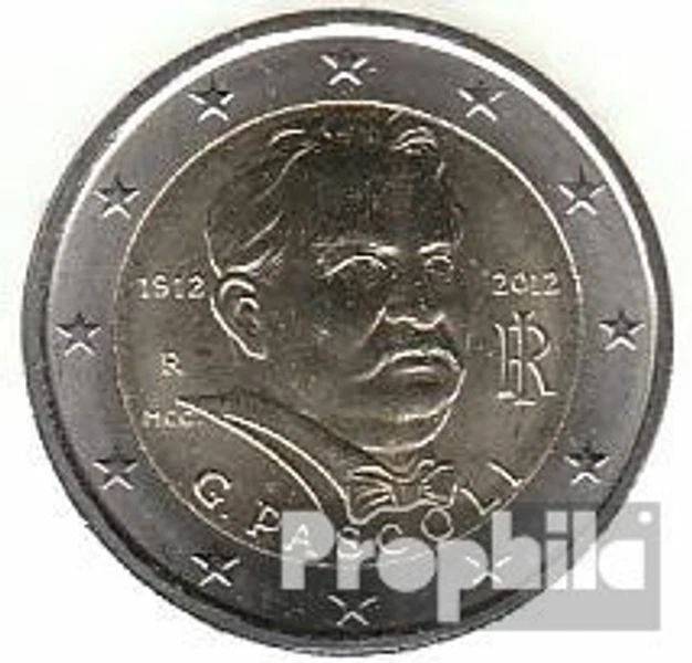 Italie 2012 brillant universel (BU) 2012 2 euro giovanni Pascoli - Photo 1/1