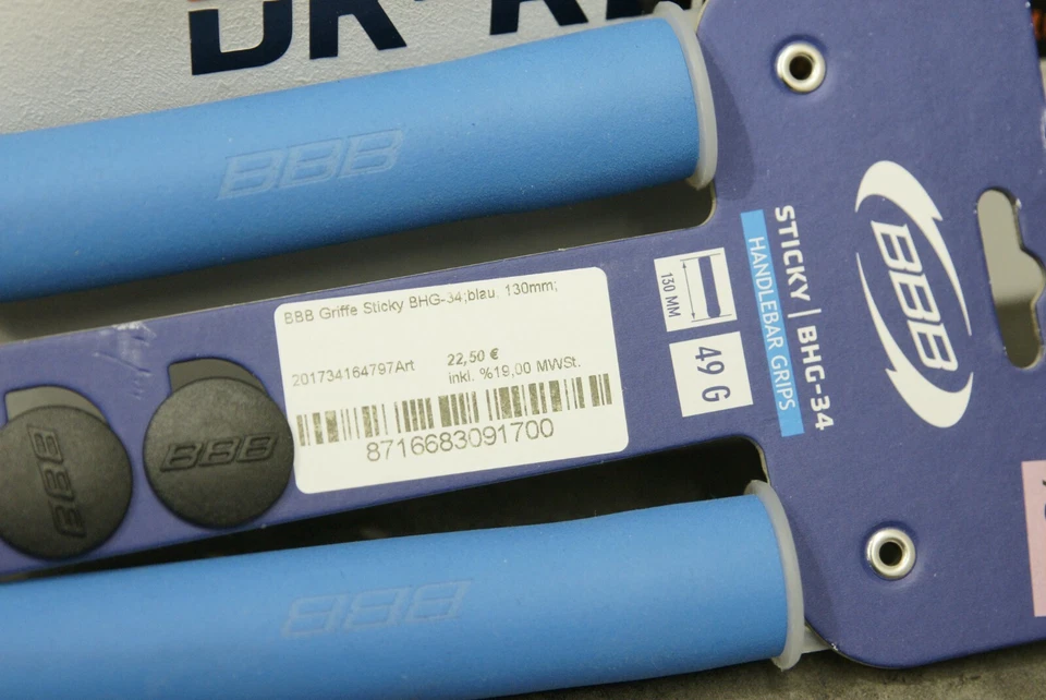 BBB BHG-34 Sticky Griffe Lenkergriffe Blau NEU - Bild 3 von 4