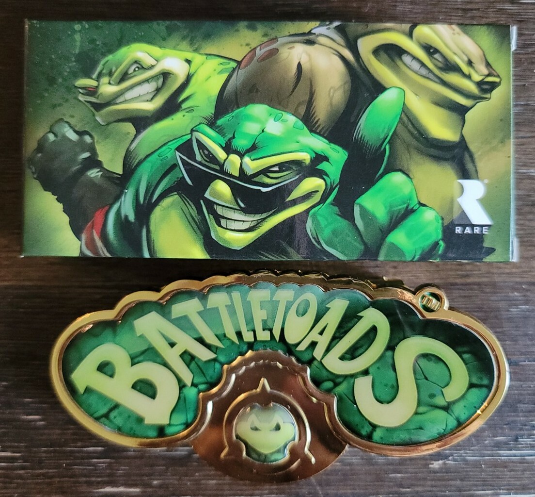 Battletoads Video Game Belt Buckle 2017 NES Nintendo Loot Crate