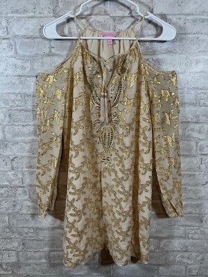 sandro green dress knit floral Mini in at Nordstrom, size 40 SPORTSLUXE