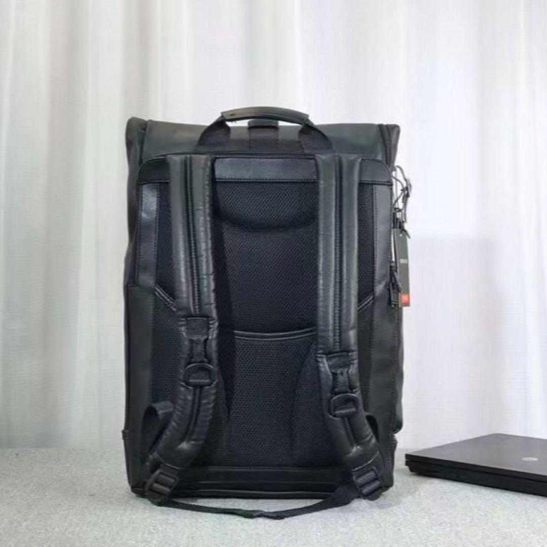 TUMI 932388 DL ALPHA BRAVO LONDON ROLL-TOP BACKPACK Black TUMI 932388 DL ALPHA BRAVO LONDON ROLL-TOP BACKPACK Black
