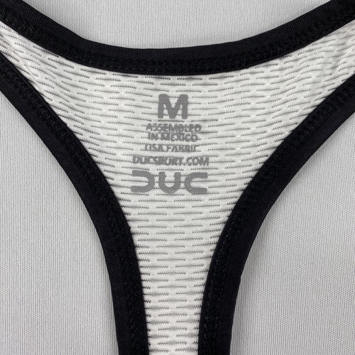 DUC Sports Womens Refreshing Tank Top Black/White Size Medium - Picture 5 of 8