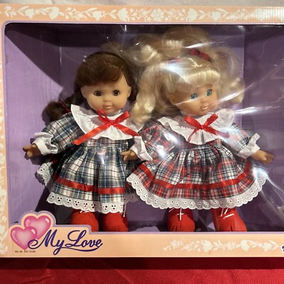 Simba My Love Baby Doll Pack (2) Two Dolls 12'' each  NEW IN Box.