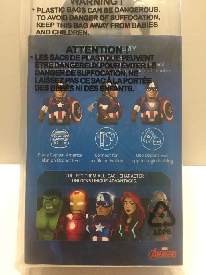 NEW Captain America Action Skin for Ozobot Evo - Image 4 of 4