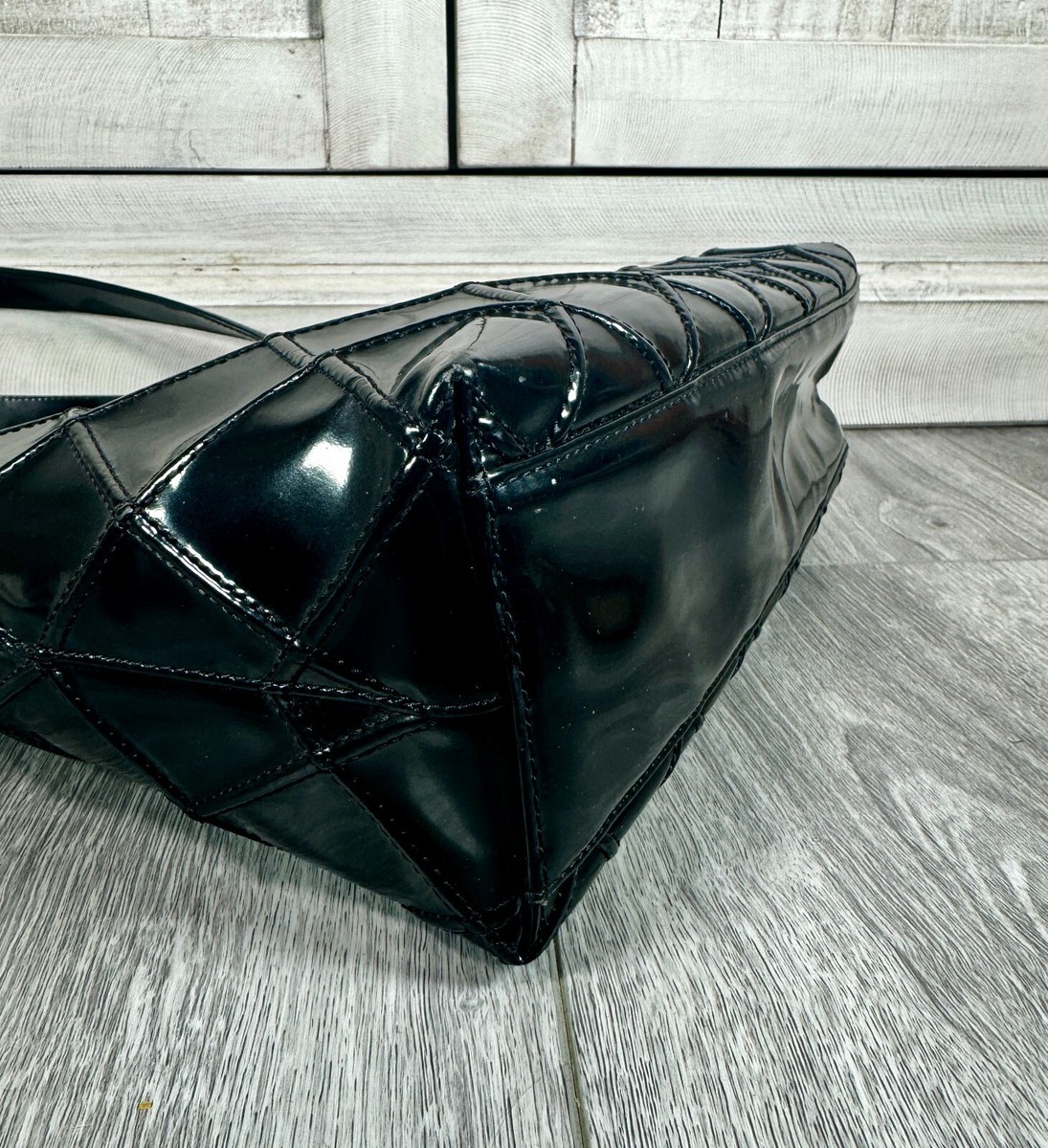Chanel Vintage CC Lock Flap Shoulder Bag Diamond Quilted