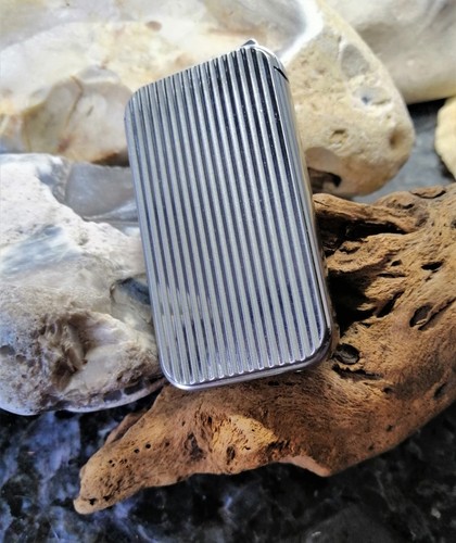 Feuerzeug Gas Metall Feuerzeuge Lighter neue Metall Design Serie in Silber - Bild 2 von 6