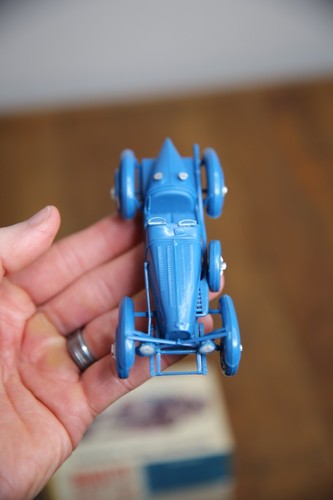 Vintage Pyro Bugatti Grand Prix Racer model car kit plastic box 1/32 scale built - Picture 8 of 13