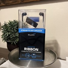 Blueant Ribbon Stereo Bluetooth Streamer With Ear Buds Brand New In Retail