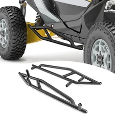For 2024-2025 Can Am Maverick R UTV Nerf Bars Rock Sliders Rocker Guards