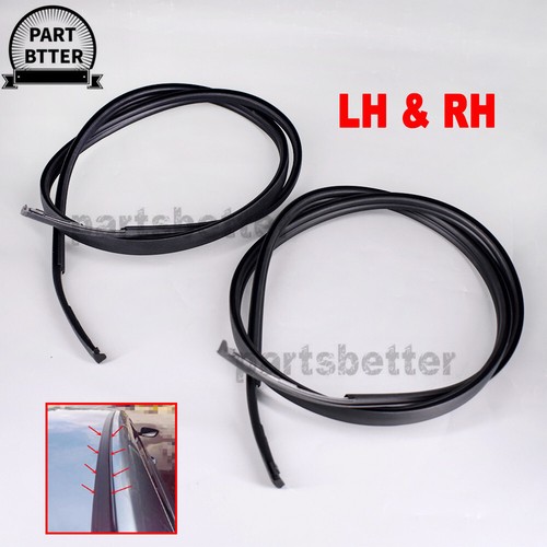 2pcs For Toyota Yaris Hatchback 2007 2011 Roof Drip Moulding Side