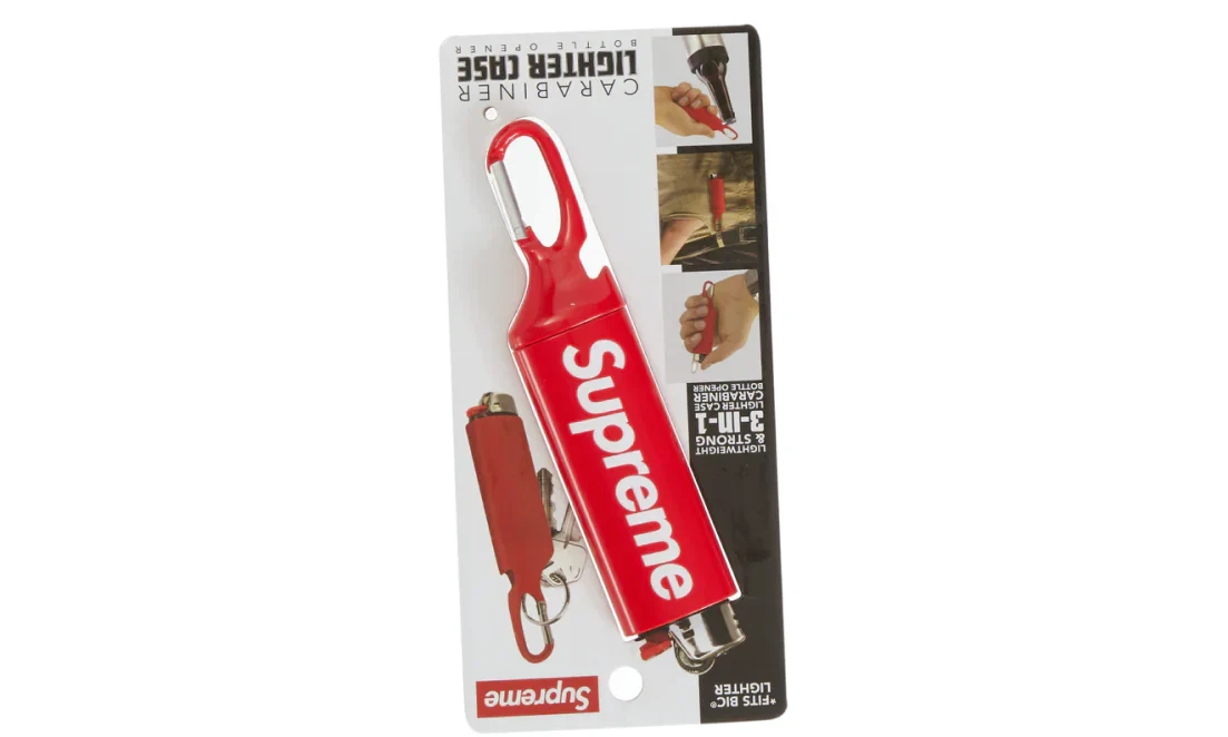 Étui briquet de mousqueton Supreme / ouvre bouteille