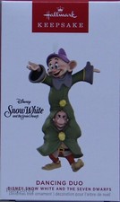 Hallmark Disney 2023 Snow White  The Seven Dwarfs Dancing Duo Tree Ornament