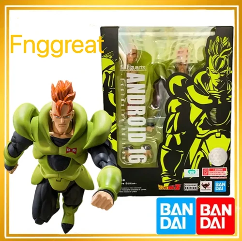 Bandai S.H.Figuarts ANDROID 16 Dragon Ball Z Exclusive Edition Brand New SHF Toy - Imagen 2 de 9