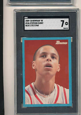 2009 Bowman #106 Stephen Curry Blue 1757/1948 sgc 7 | eBay 2009 Bowman #106 Stephen Curry Blue 1757/1948 sgc 7 | eBay