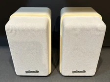 Polk Audio Speakers Monitor RM Series 2 White Shielded Bookshelf Satellite Pair