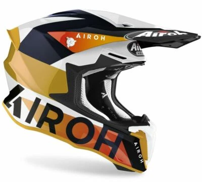 Casque Cross Airoh Twist 2.0 Lift Blanc Brillant Taille XS - Photo 1/2