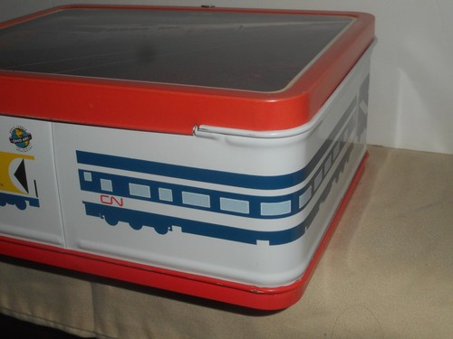 Ohio Art CN CP CANADIAN RAIL RAILROAD TRAIN METAL LUNCHBOX LUNCH BOX Unused - Picture 15 of 24