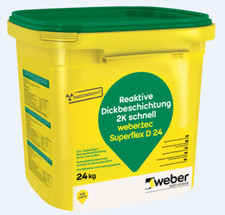 Weber.tec Superflex D 24 2K 24kg Reaktivabdichtung KOMPONENTE A+B  24KG