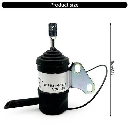 strong 12V Engine Fuel Shut Off Solenoid Valves High Precisions for Machinery - Picture 8 of 8