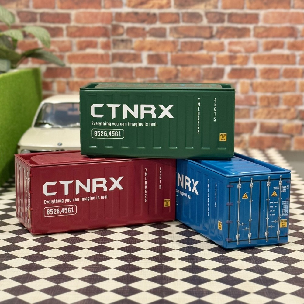 1/18 Scale Miniature Shipping Container Diorama Set (1/12 1/10 Compatible)