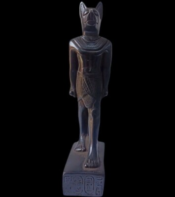 Ägyptischer Sekhmet s Sohn Maahes trägt Sonnenscheibe Sekhmet Statue zu verkaufen