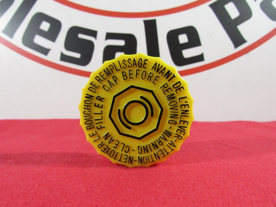 Tampa de tanque de garrafa reservatório cilindro mestre amarelo DODGE CHRYSLER JEEP fabricante de equipamento original MOPAR - Imagem 2 de 4