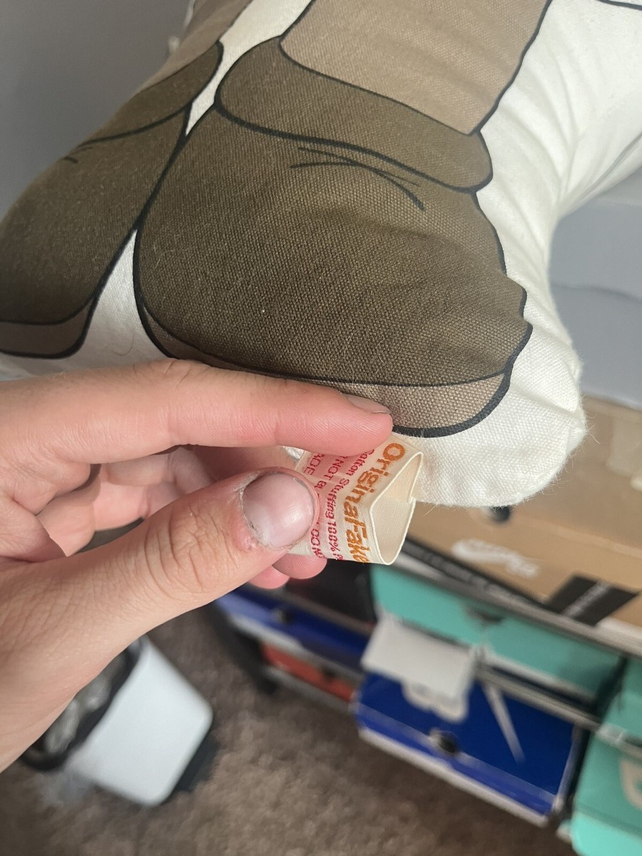 KAWS ORIGINAL FAKE Cushion Pillow Brown Very hard to find KAWS ORIGINAL FAKE Cushion Pillow Brown Very hard to find