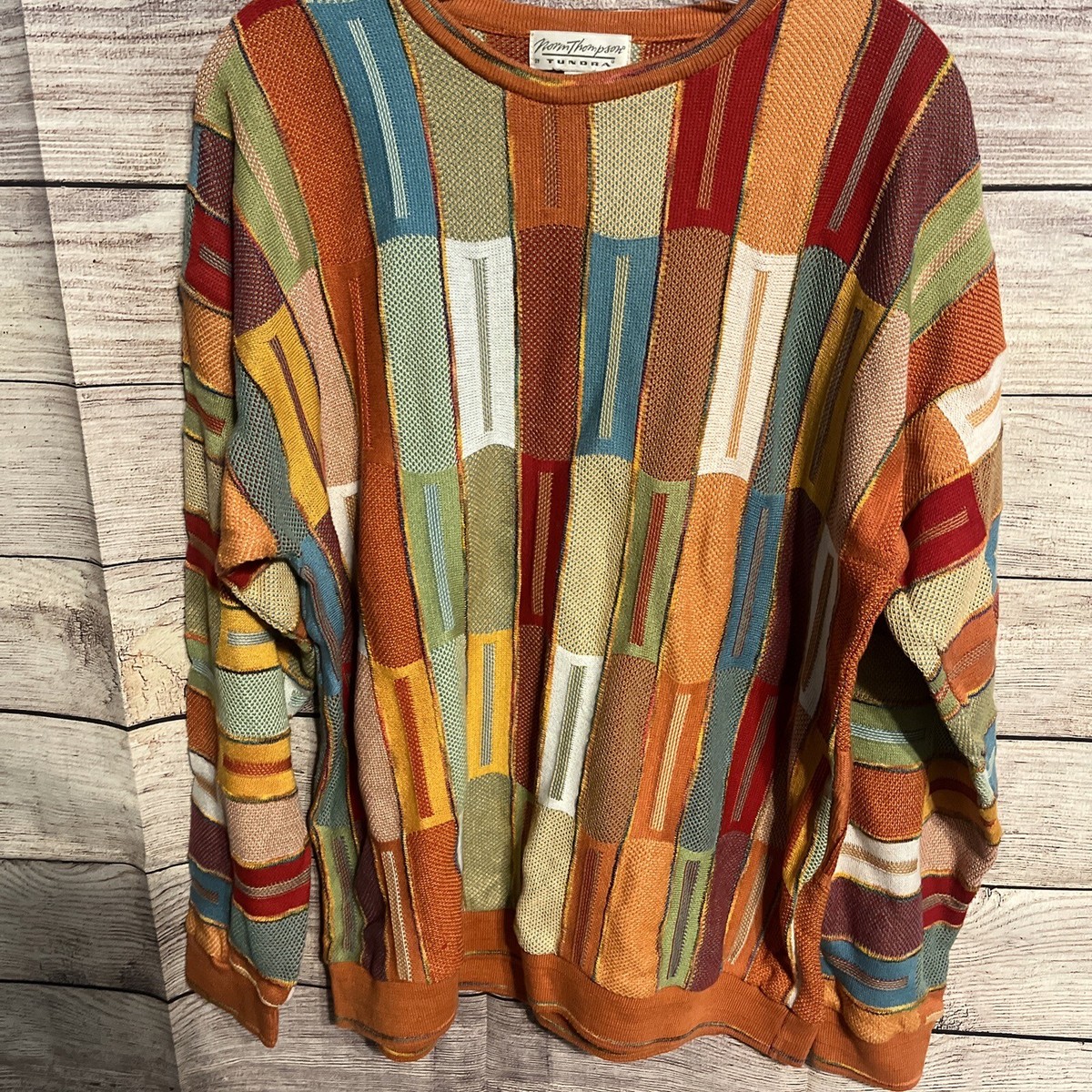 TUNDRA 90s 3d ニット vintage biggie coogi s-l1200.jpg