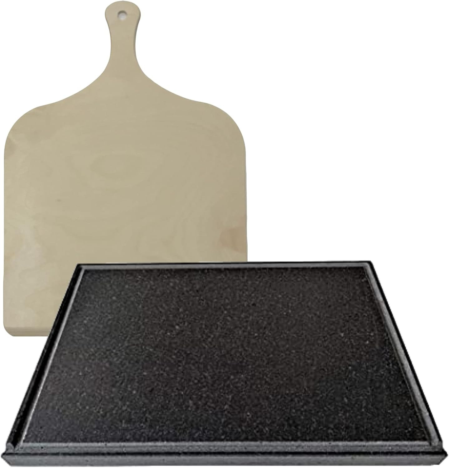 Piastra per Pizza Forno e Barbecue - Pietra Lavica Etna 39x35cm