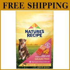 Grain Free Dog Food, Salmon Recipe, 12 lb Bag 4.80 per pound