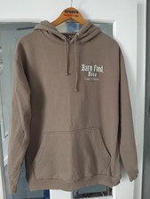 Just Hoodies Size Medium Brown Long Sleeve Cotton Blend Womens. A.