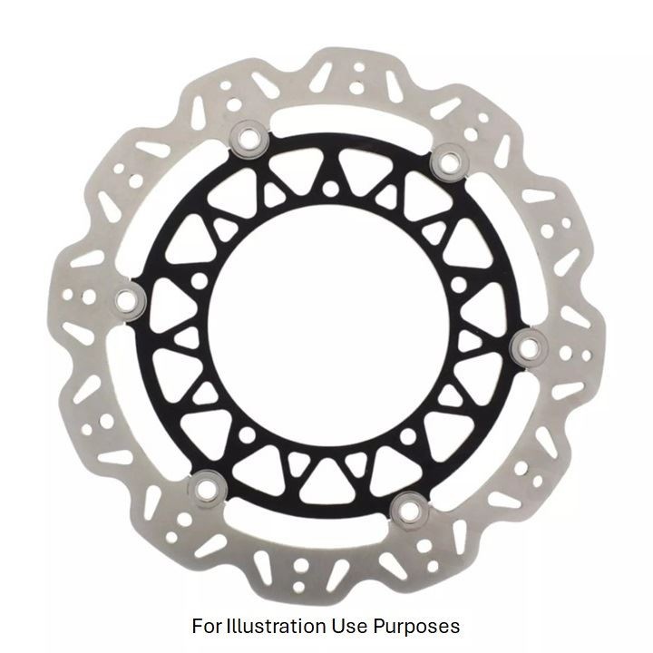 EBC Floating Vee Rotor Front Black Hub - VR2102BLK