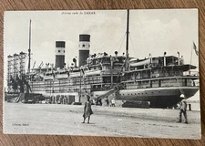 Postcard postcard - ASIA in Dakar harbor
