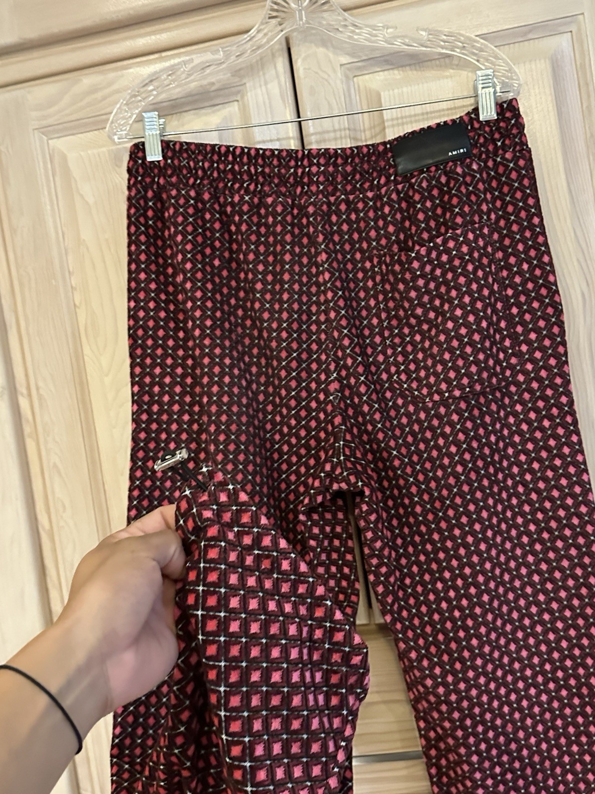 Mike Amiri Velour bottoms Pants Designer image 6
