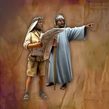 1/35 Scale Lawrence of Arabia Desert Command Resin Figures – 2 WWII Diorama Mode