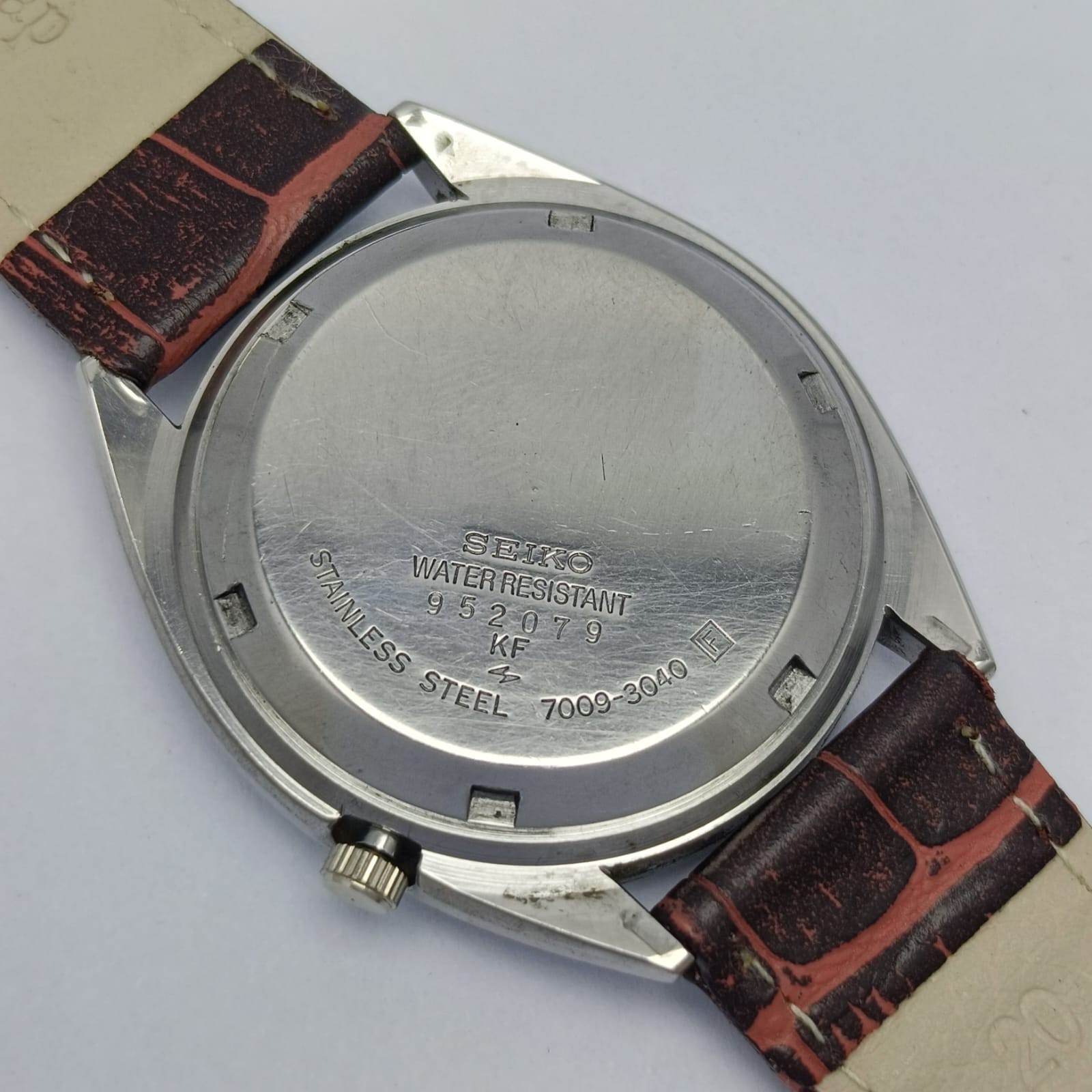 Seiko 5 Automatic 7009-3040 Day/Date Blue Dial Vintage Men’s Watch ALM309AZN4 image 7